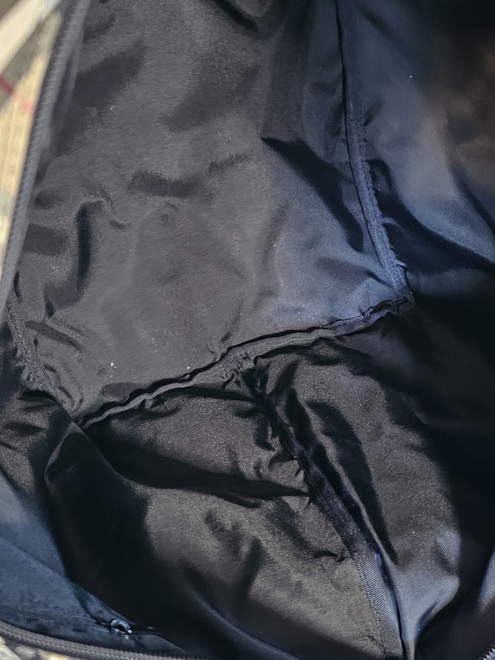 Burberry Brown Tote with Black Straps and Signature Check Base - Picture 11 of 16